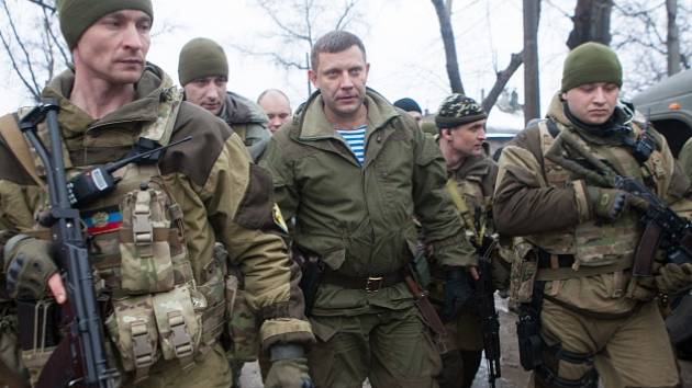 Vůdce separatistů Alexandr Zacharčenko